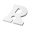 6 Pack: 9" White MDF Whimsy Letter by Make Market®